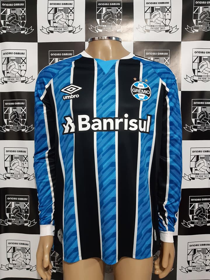 camisa do gremio 2021 manga longa
