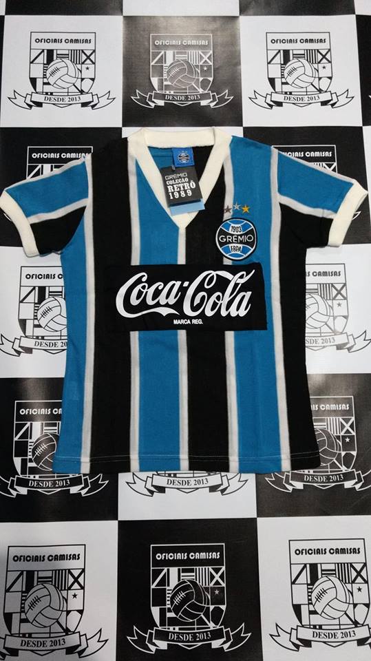 Baby Look Grêmio Retrô Coca-Cola 89 - Oficiais Camisas