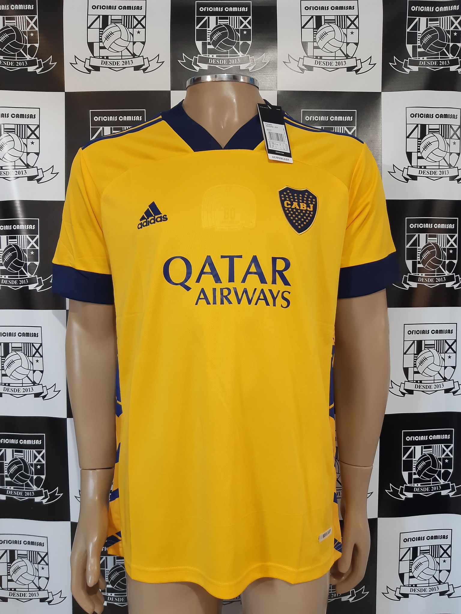 camisa boca amarela